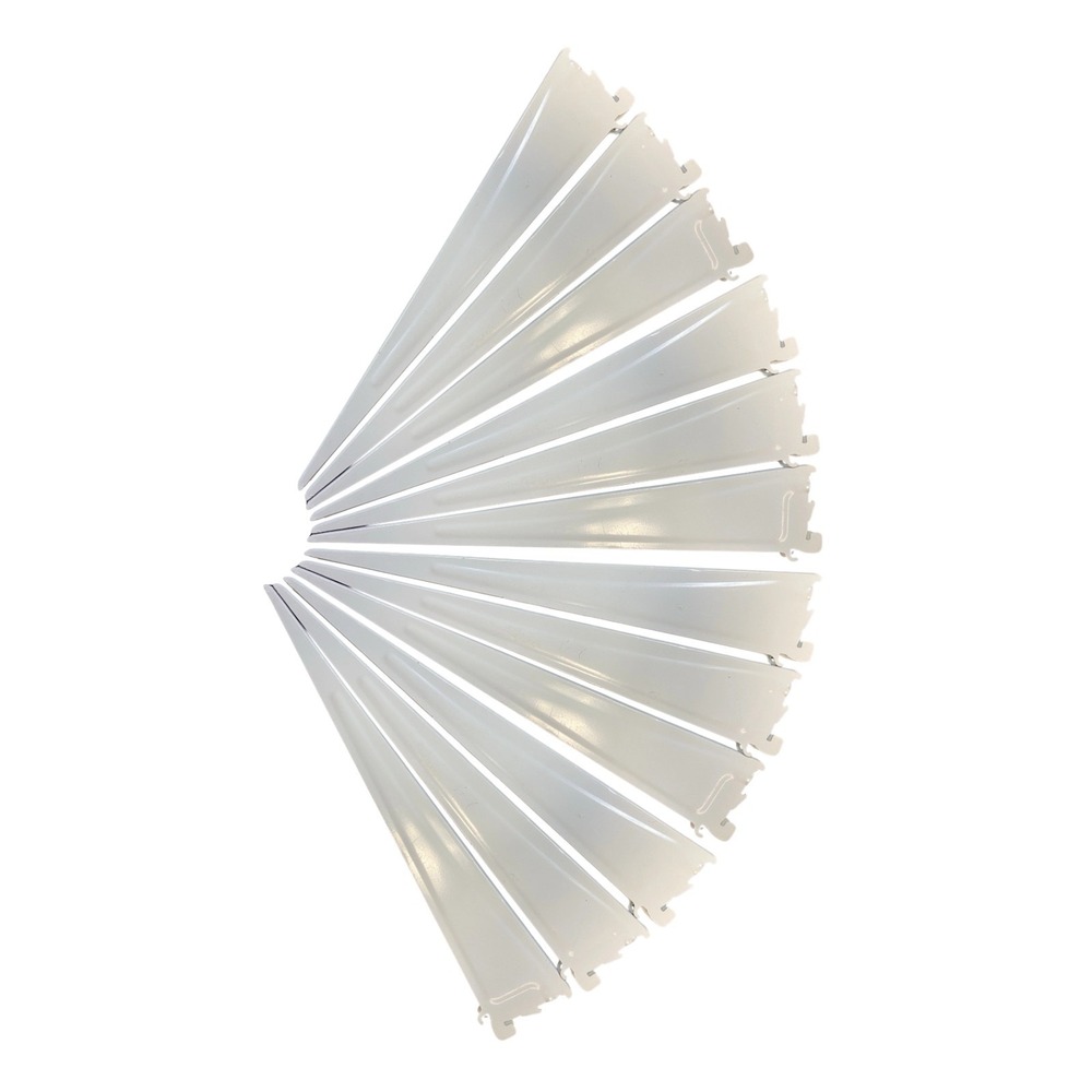 Closetmaid 285400 16-In.‎ White Shelf Track Bracket Lot of 12